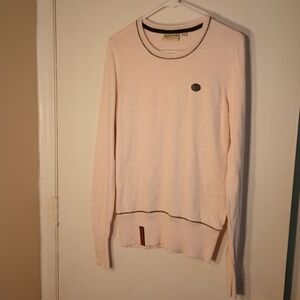 Naketano Women's Sweater Pink Size XL Schnizzel Dizzel Poppizel College Classic